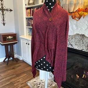 Burgundy lightweight sweater/top